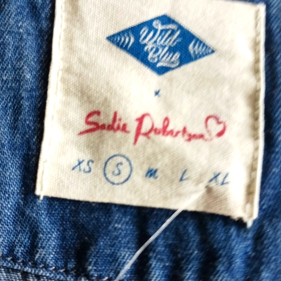 VTG Very cute button up Jean dress from Sadie Robertson collection Rue 21 - Picture 10 of 14